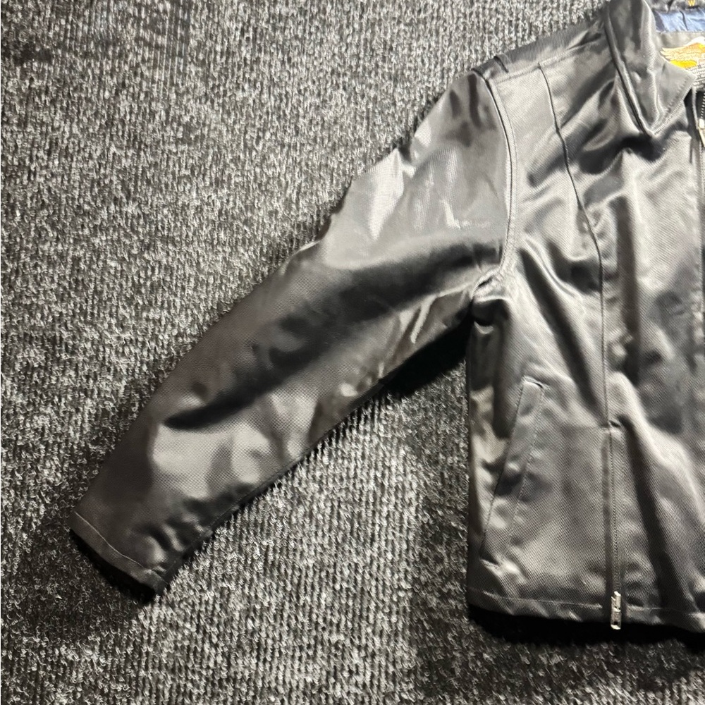 Harley-Davidson Women’s Jacket LW Black Nylon Riding Jacket Embroidered Logo - Picture 2 of 9